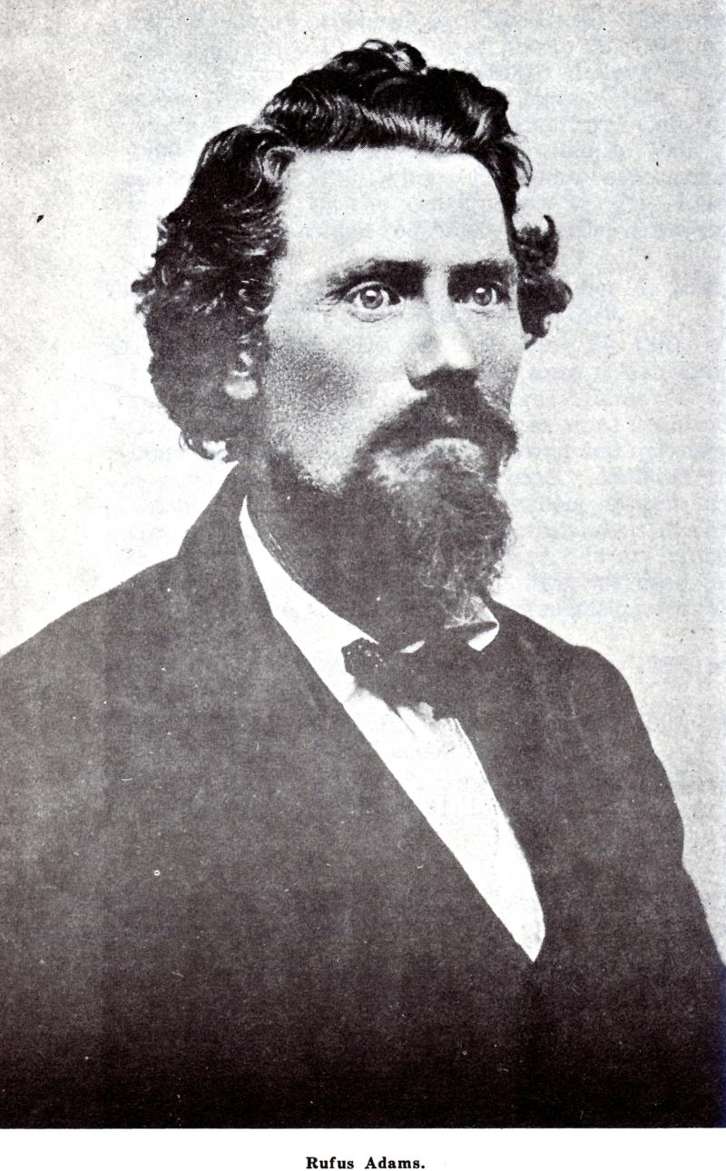 Rufus Adams (1828 - 1876) Profile